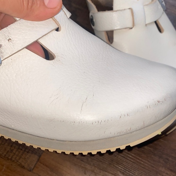 Birkenstock Cream Mules & Clogs - Picture 5 of 16